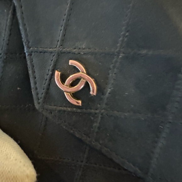 CHANEL Bicolore Quilted CC Logo Lambskin Bifold Wallet/ - Picture 8 of 17